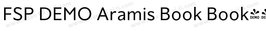 FSP DEMO Aramis Book Book字体转换